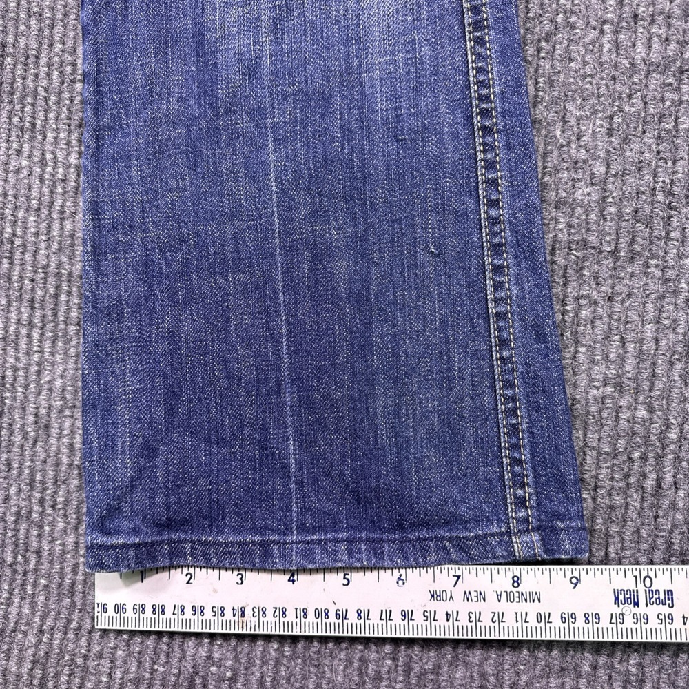 7 For All Mankind Bootcut 30X31 Medium Wash Jeans VTG   low rise - Picture 6 of 11